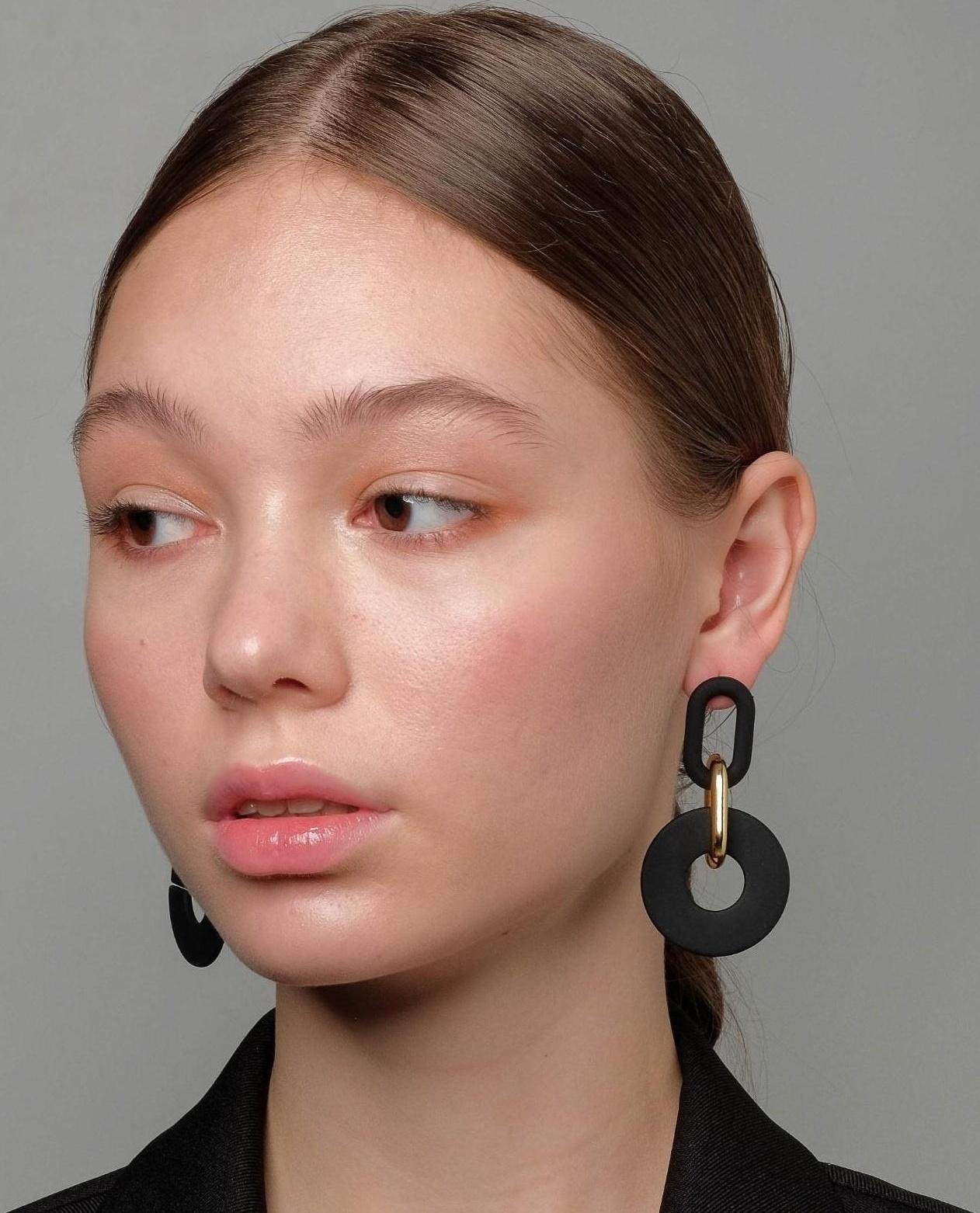 Серьги металл 