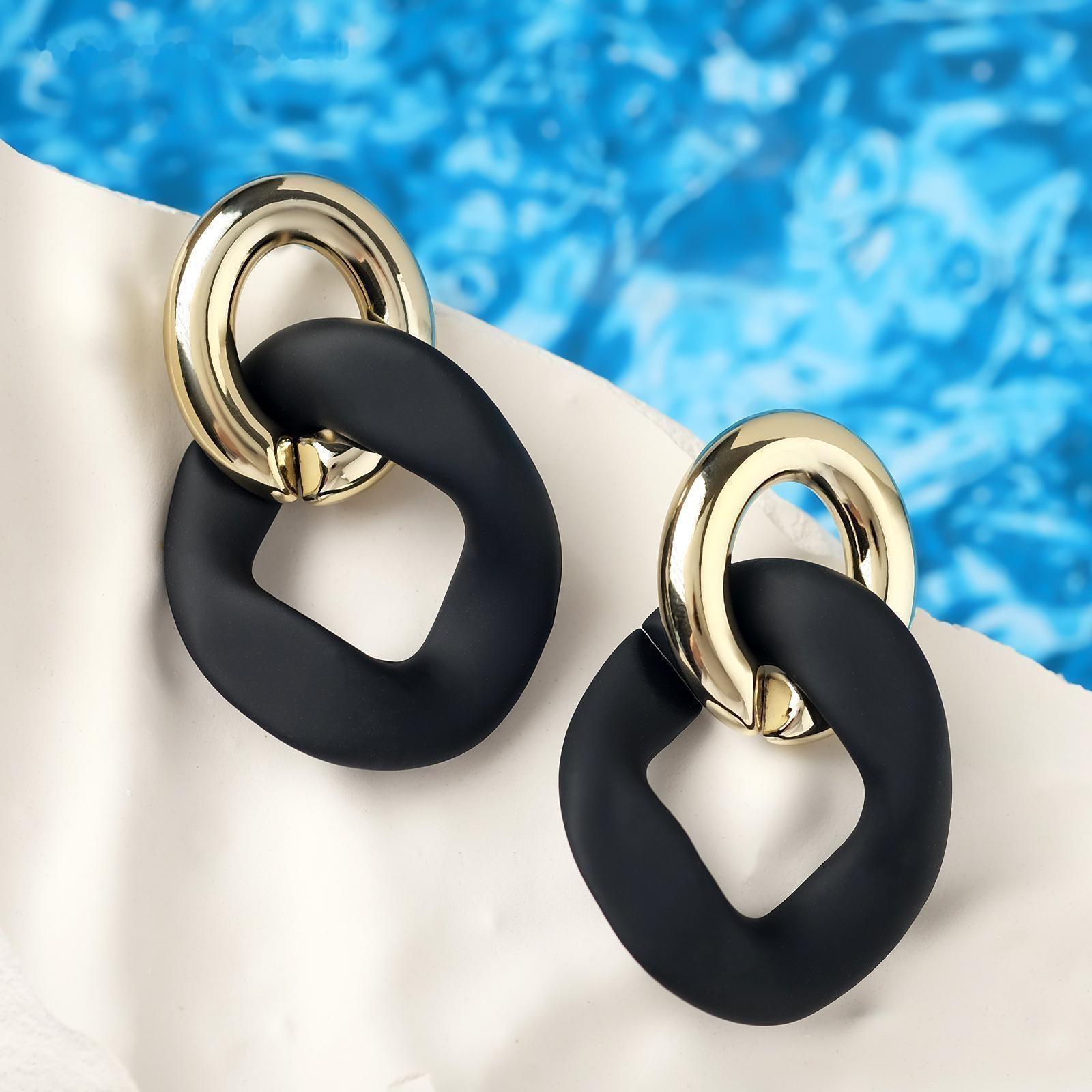 Серьги металл 