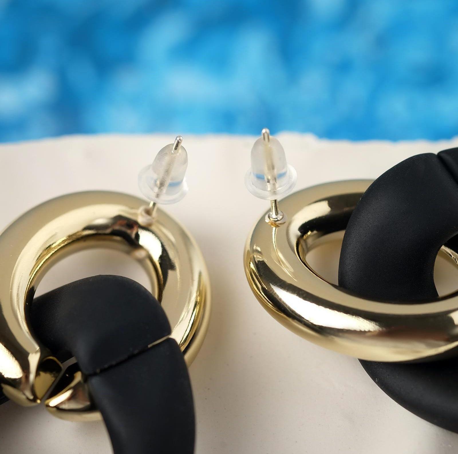 Серьги металл 