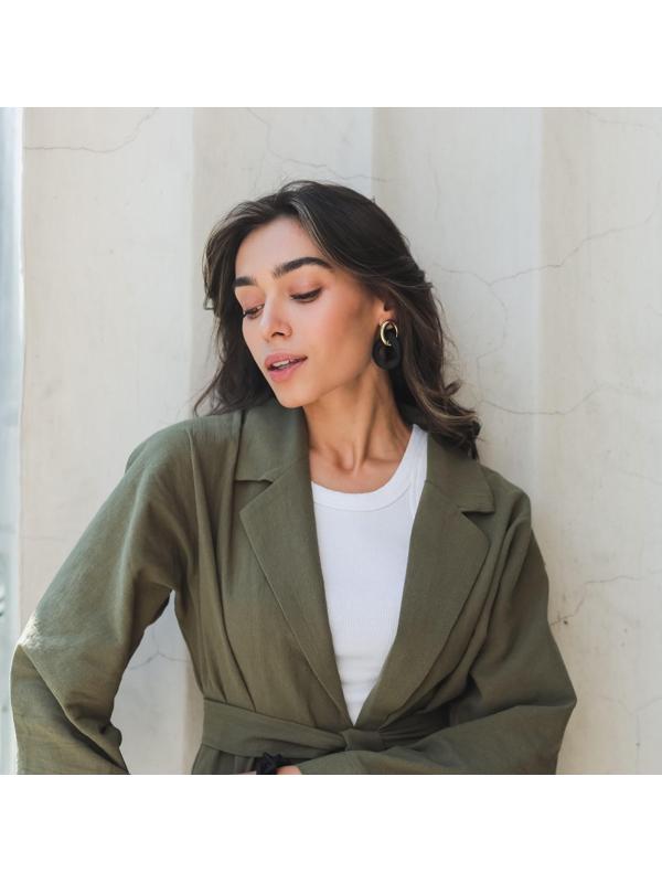 Серьги металл 