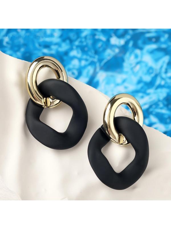 Серьги металл 