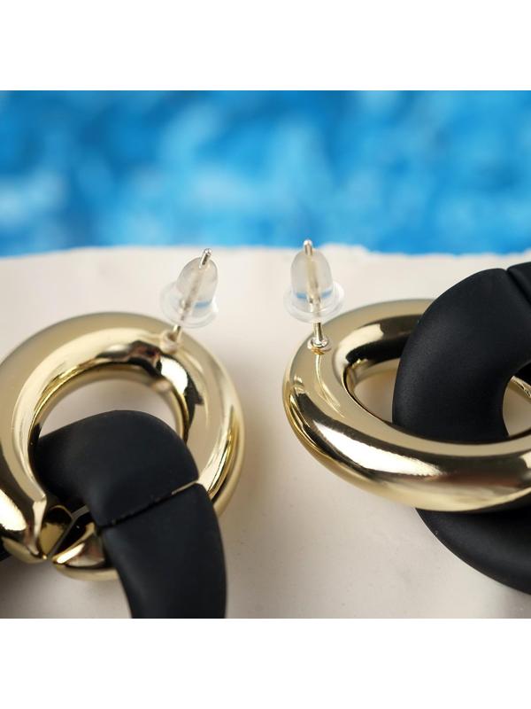 Серьги металл 