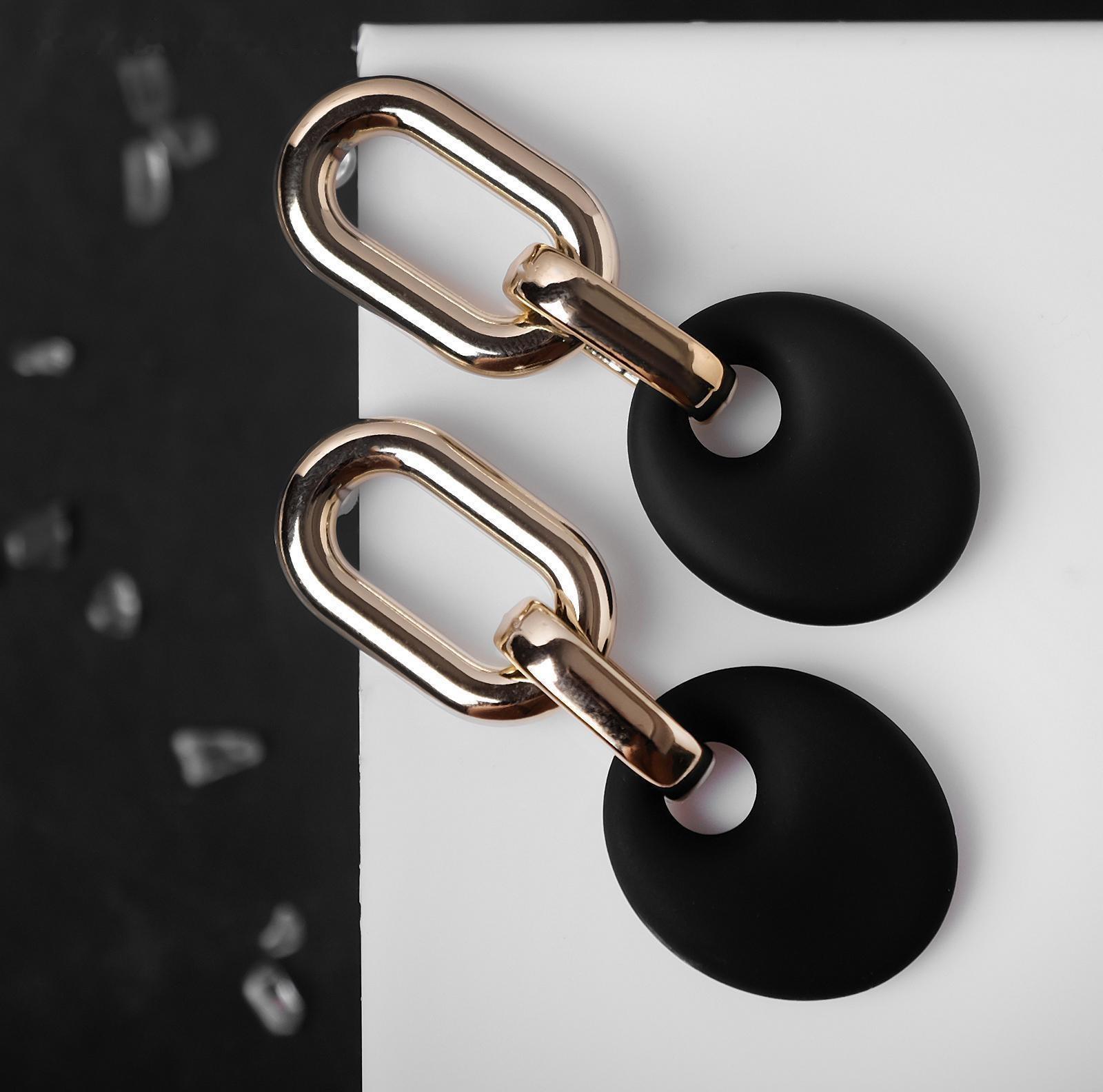 Серьги металл 