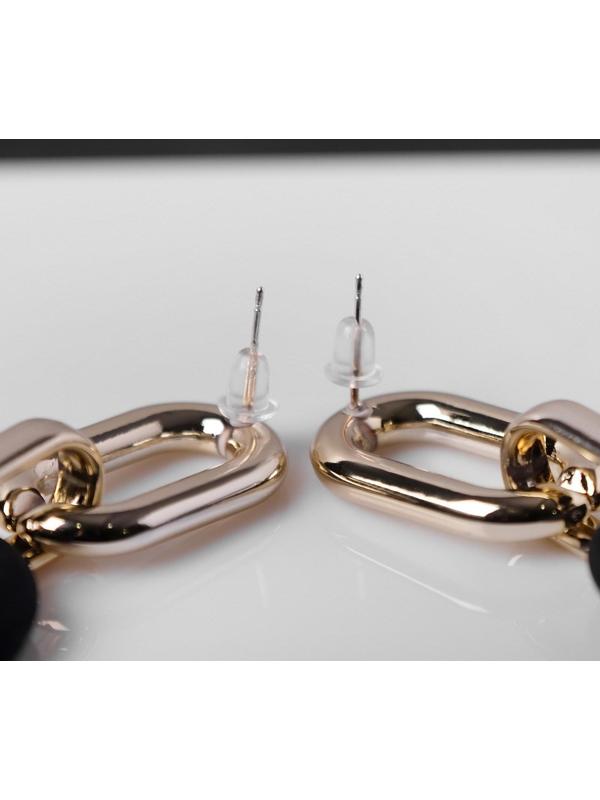 Серьги металл 