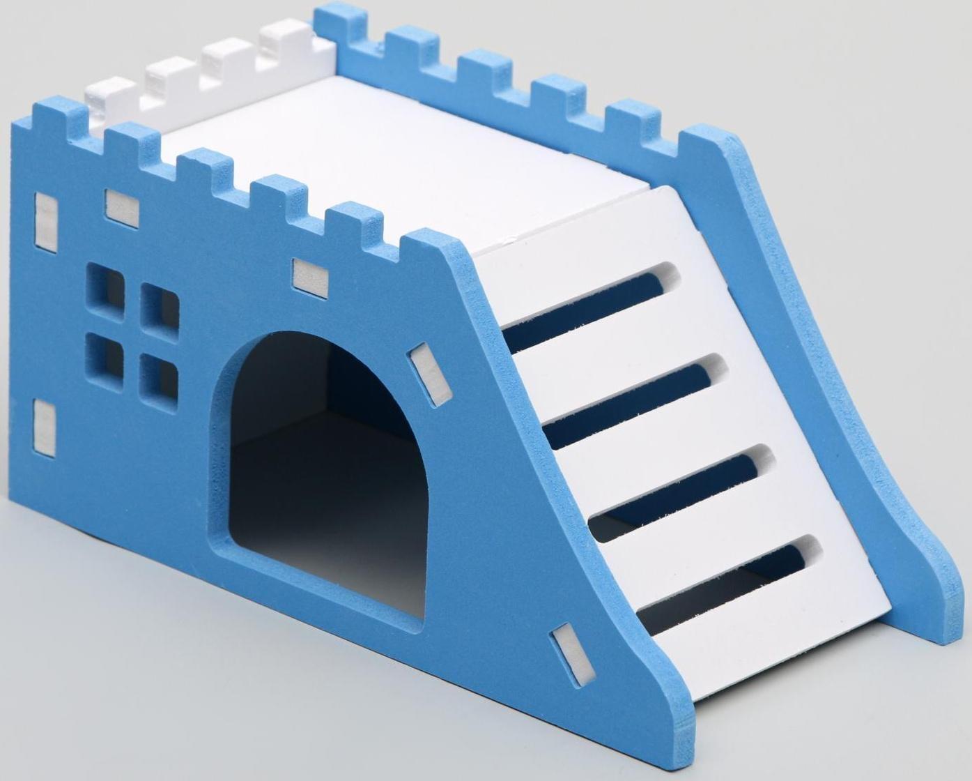 Домик для грызунов трапеция, 14,5 х 7 х 7 см, микс цветов