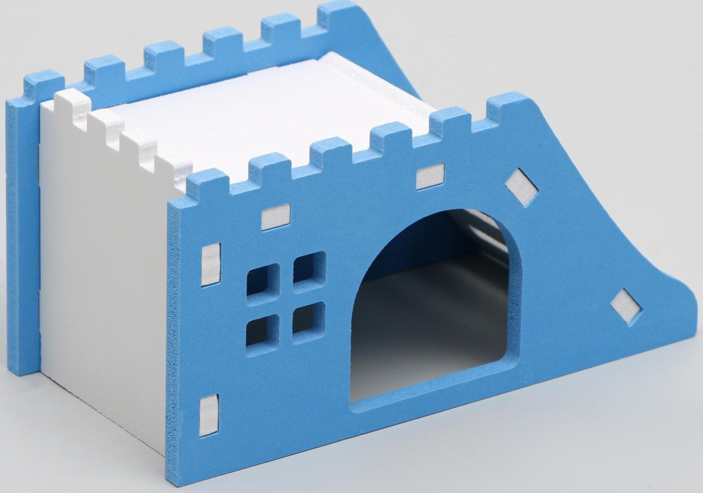 Домик для грызунов трапеция, 14,5 х 7 х 7 см, микс цветов