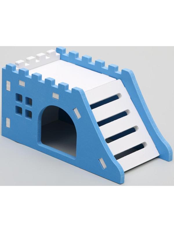 Домик для грызунов трапеция, 14,5 х 7 х 7 см, микс цветов