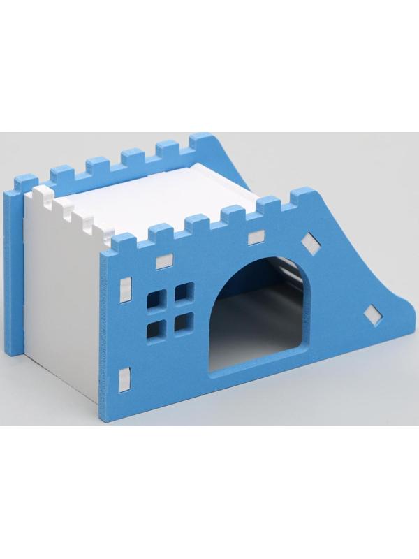 Домик для грызунов трапеция, 14,5 х 7 х 7 см, микс цветов