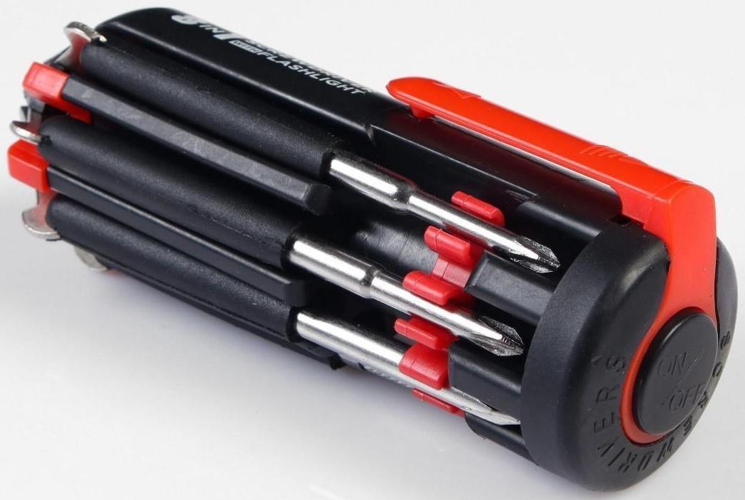 Фонарь многофункциональный, мультитул 8 в 1 