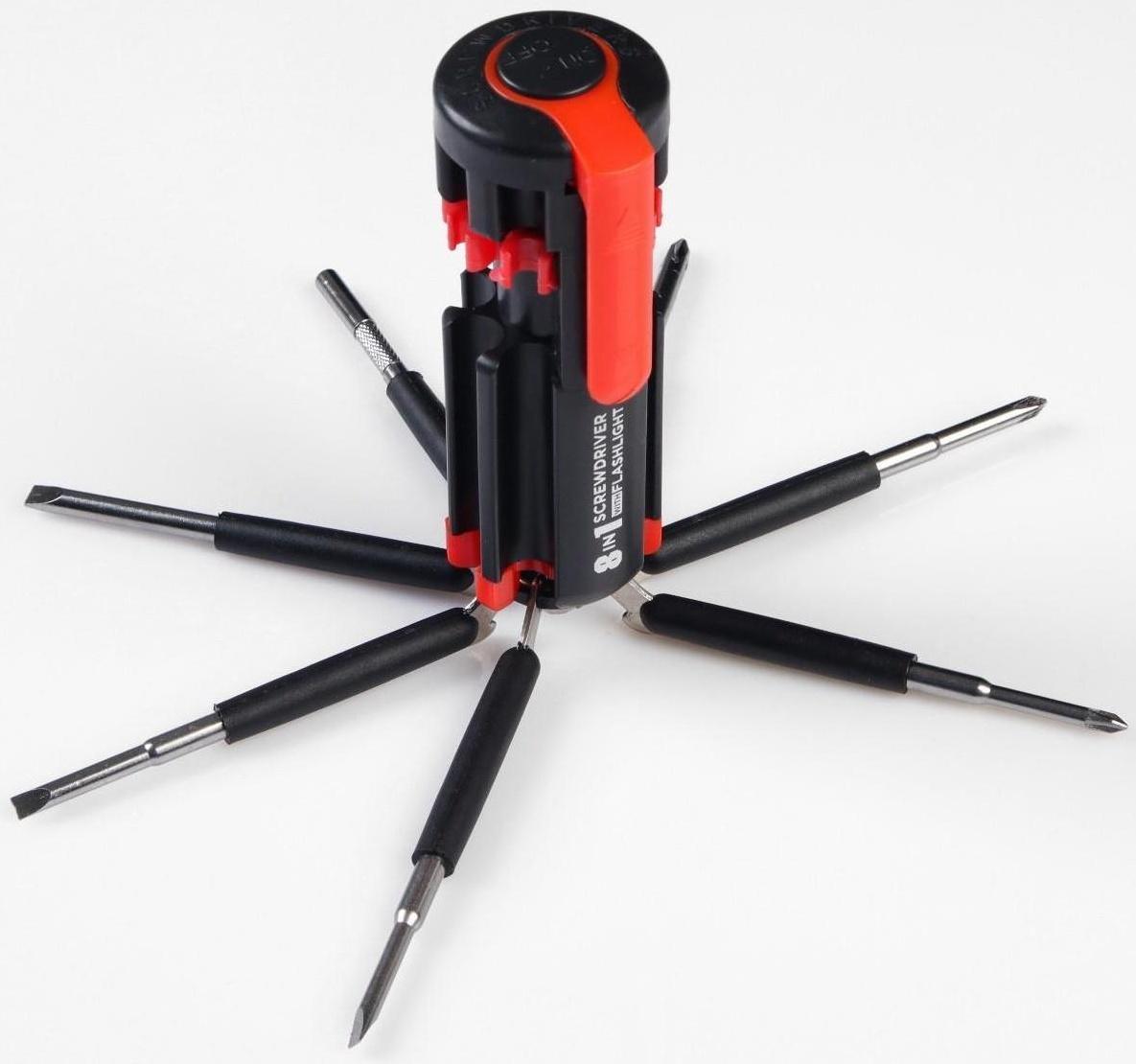 Фонарь многофункциональный, мультитул 8 в 1 