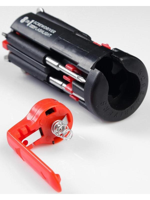 Фонарь многофункциональный, мультитул 8 в 1 