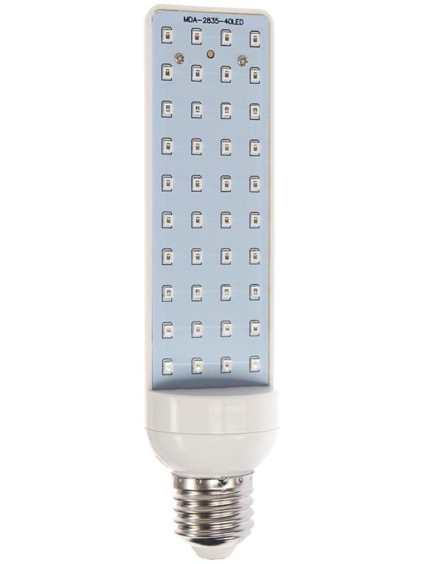 Фитолампа светодиодная Luazon, E27, 8 Вт, IP44, 220 В, биколорная