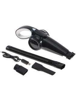 Пылесос автомобильный CARTAGE TURBO, беспроводной, 120 Вт, 12 В, LED подсветка, черный