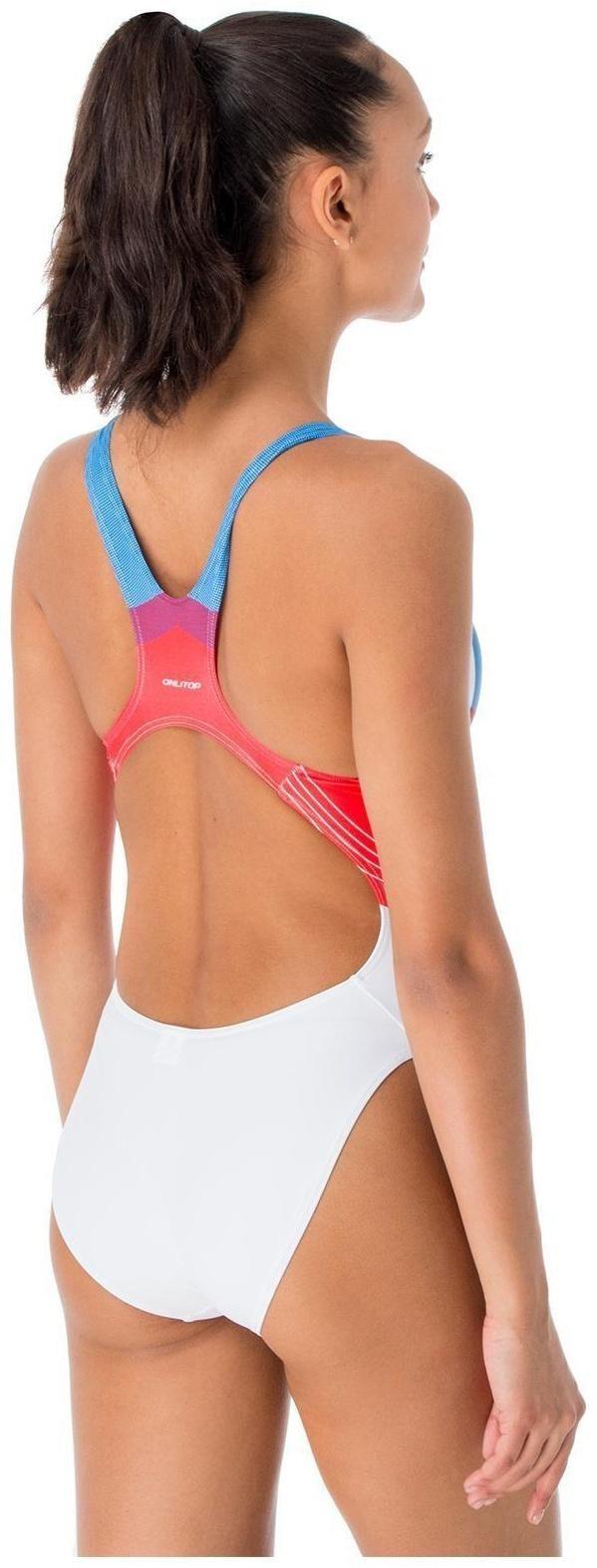 Купальник слитный, спортивный, женский, р. 42