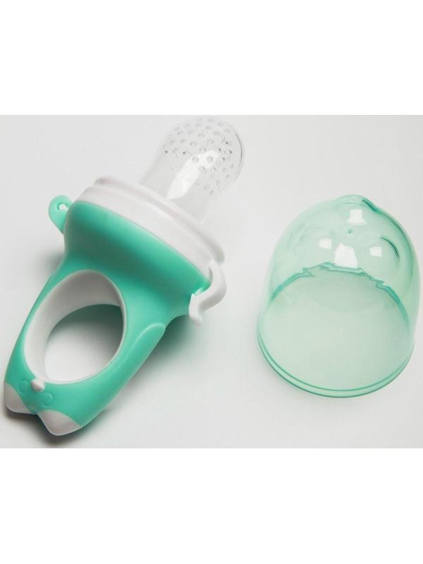 Ниблер для прикорма с силиконовой сеточкой «Дино», цвет МИКС