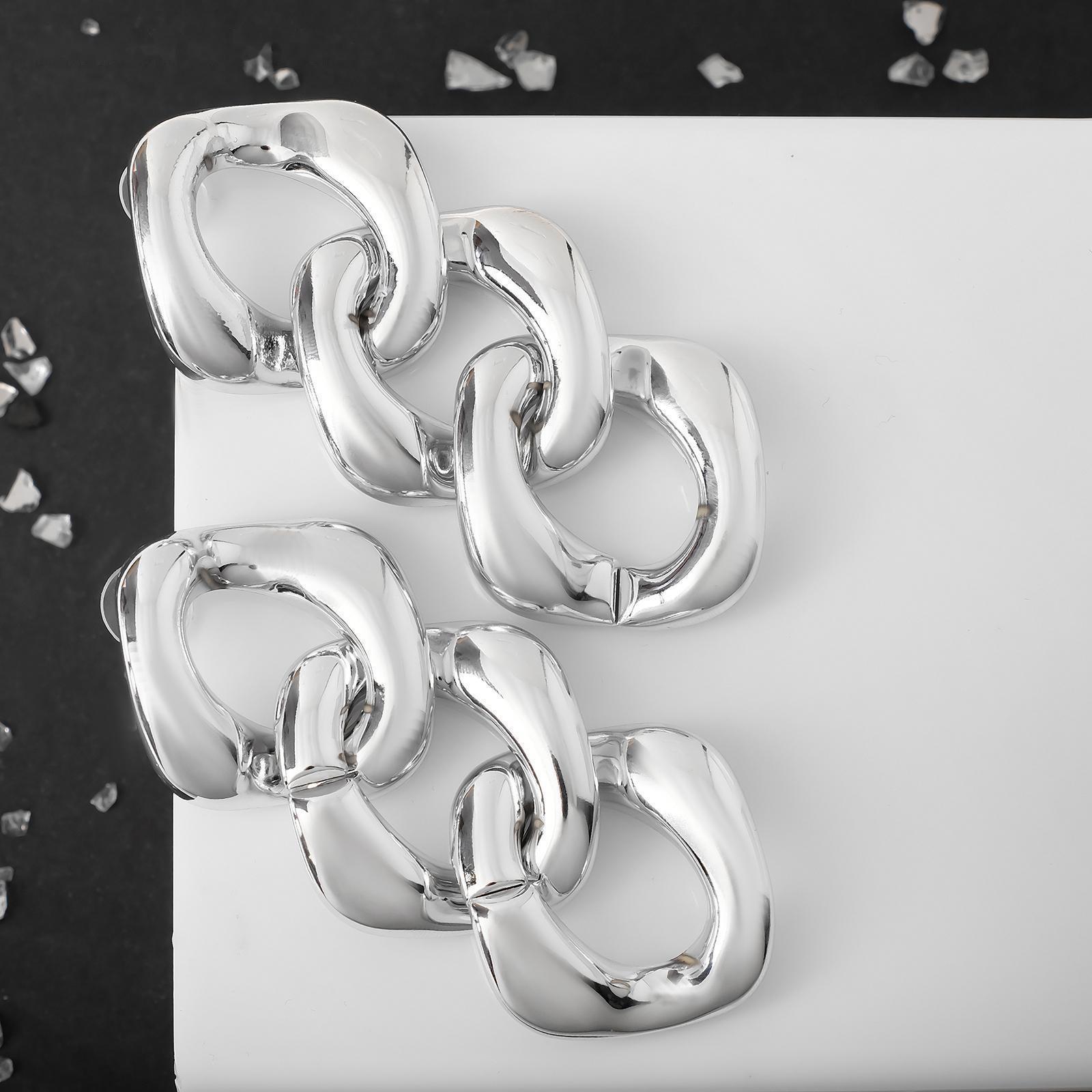 Серьги металл 