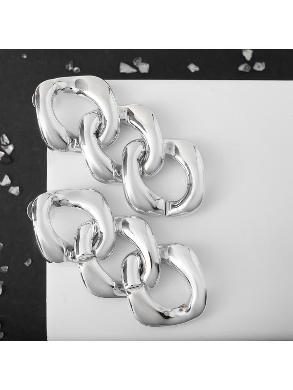 Серьги металл 