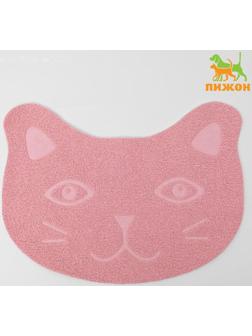 Коврик 2-в-1 под миску/туалет животных 