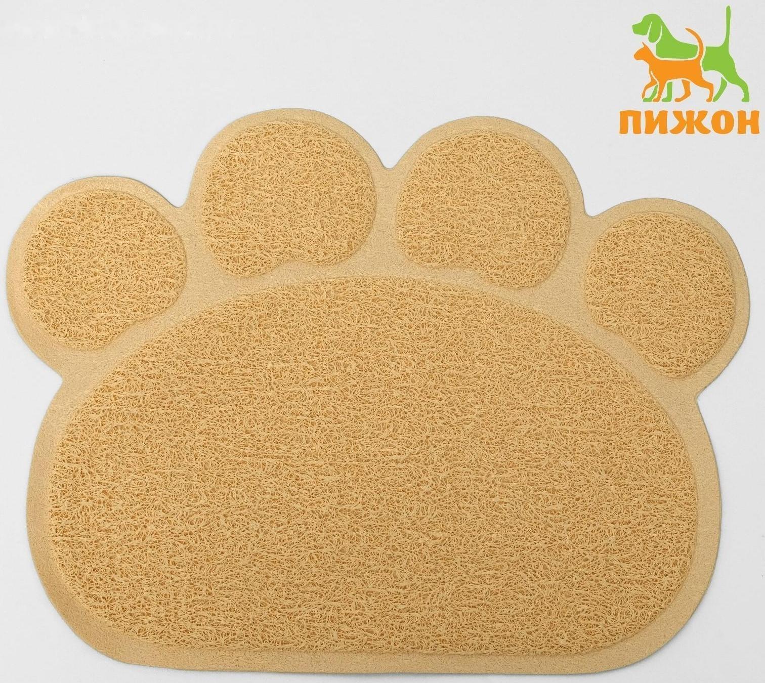 Коврик 2-в-1 под миску/туалет животных 