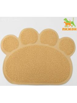 Коврик 2-в-1 под миску/туалет животных 