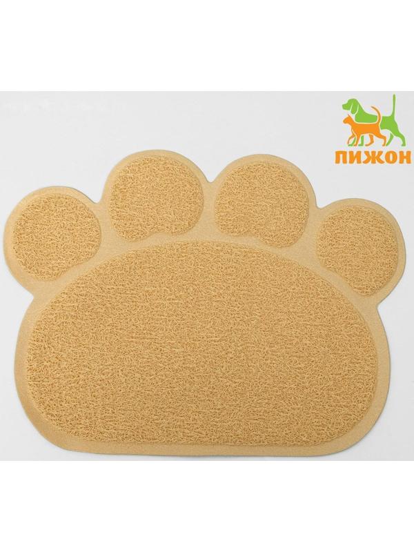 Коврик 2-в-1 под миску/туалет животных 