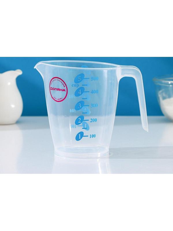 Кувшин мерный «Колор», 500 мл, цвет МИКС