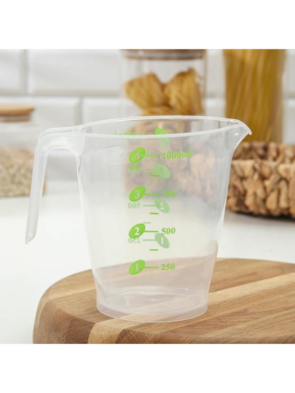 Кувшин мерный «Колор», 1000 мл, цвет МИКС