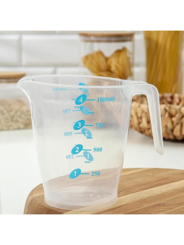 Кувшин мерный «Колор», 1000 мл, цвет МИКС