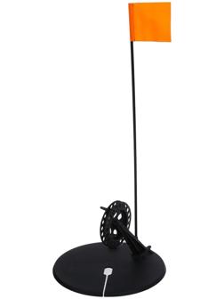 Набор оснащённых жерлиц RodStars, 10 шт. в сумке, пластиковая стойка, катушка 90 мм