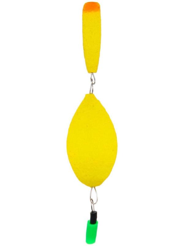 Поплавок двойной №3, цвет жёлтый