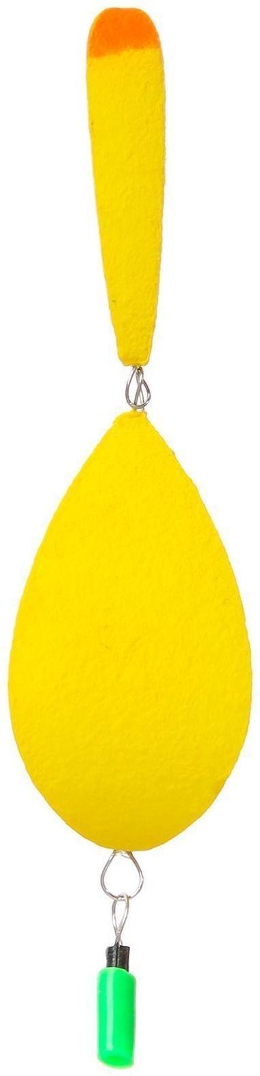 Поплавок двойной №4, цвет жёлтый