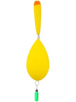 Поплавок двойной №4, цвет жёлтый