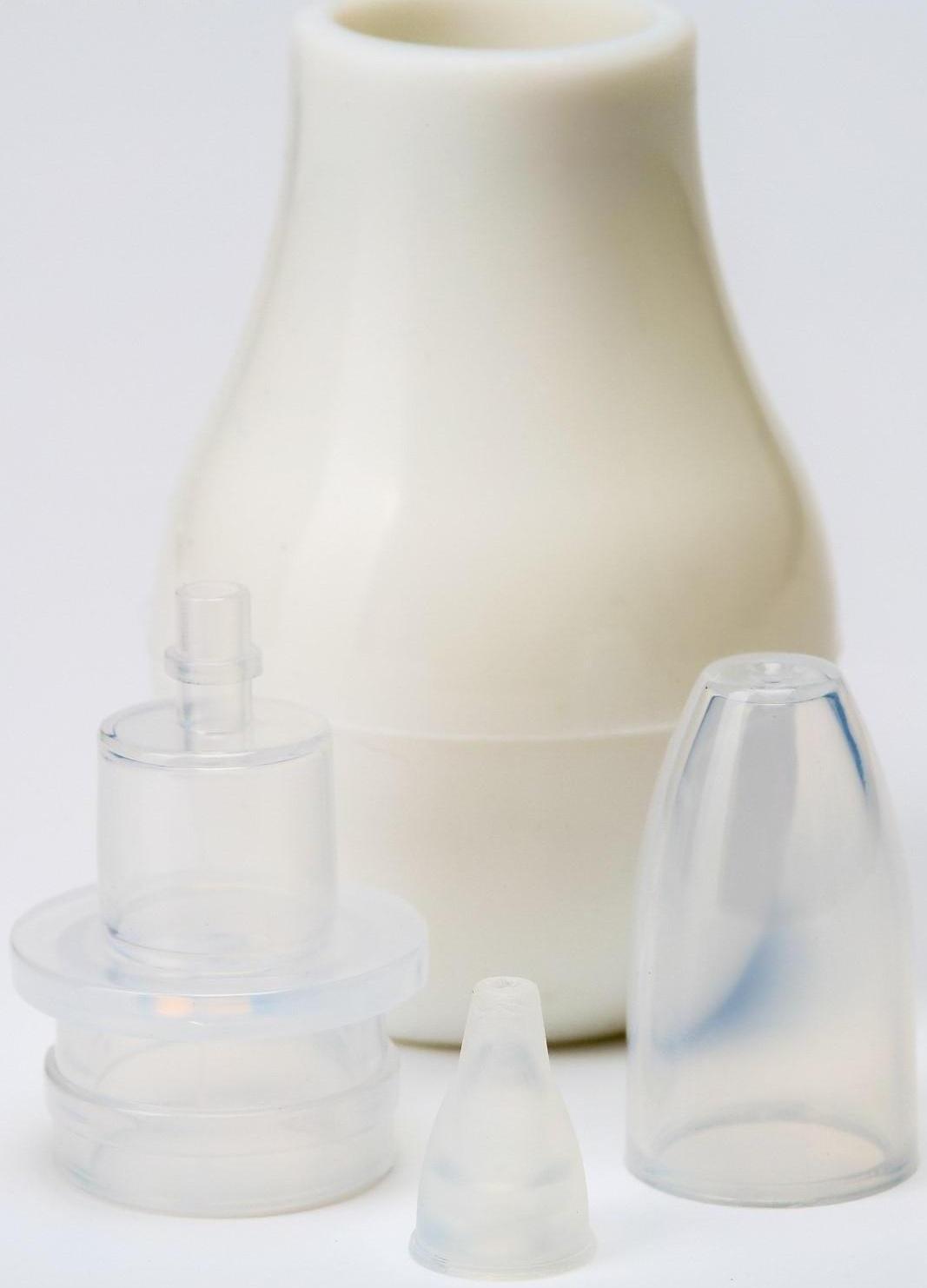 Детский назальный аспиратор, с колпачком, цвет белый