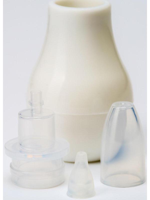 Детский назальный аспиратор, с колпачком, цвет белый