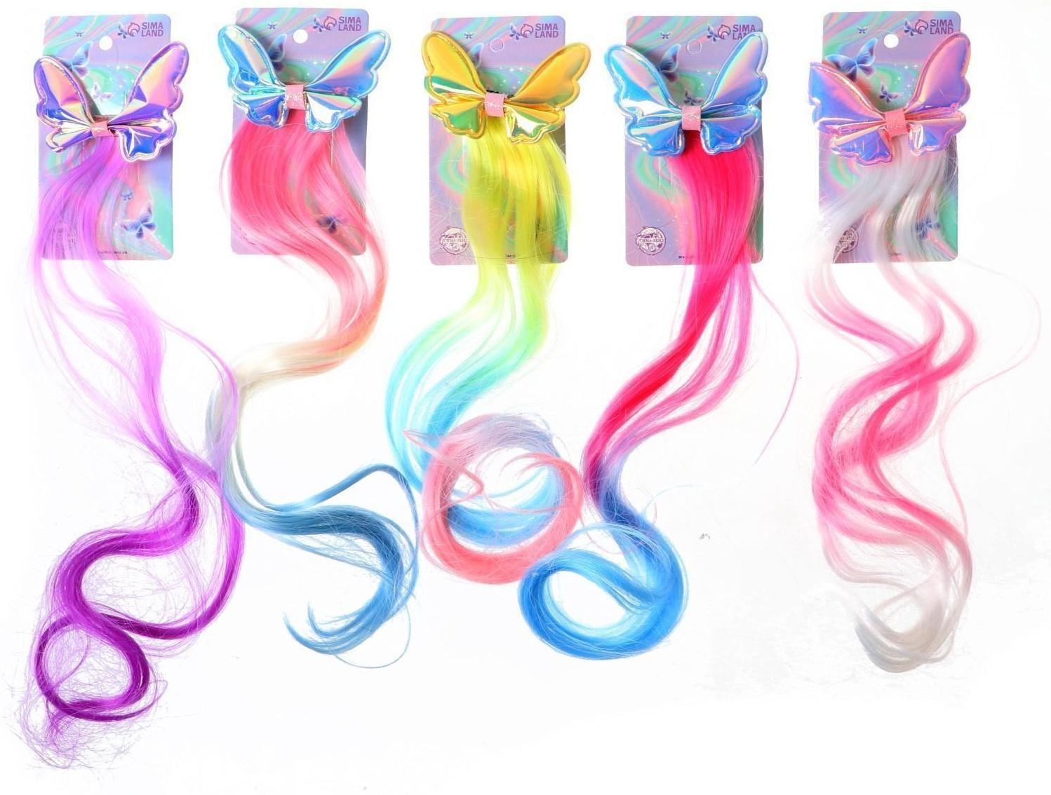 Зажим «Бабочка», цвета МИКС