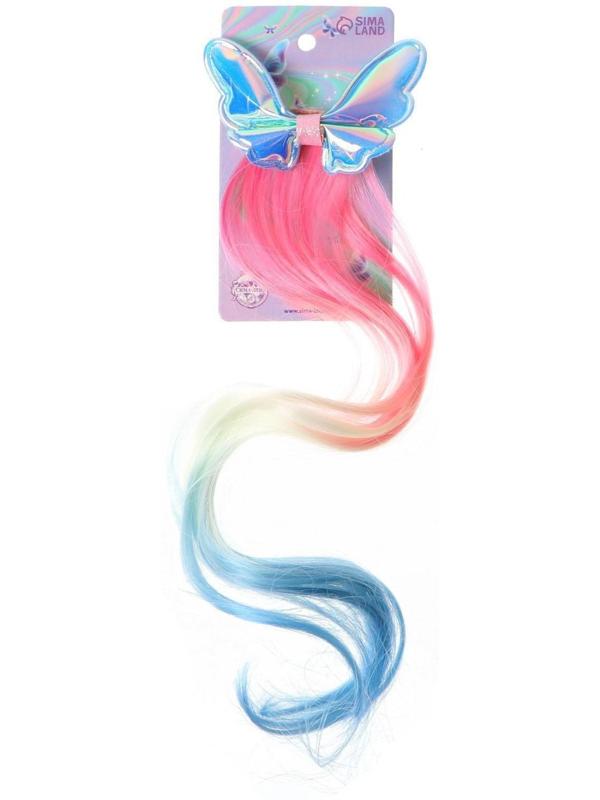 Зажим «Бабочка», цвета МИКС