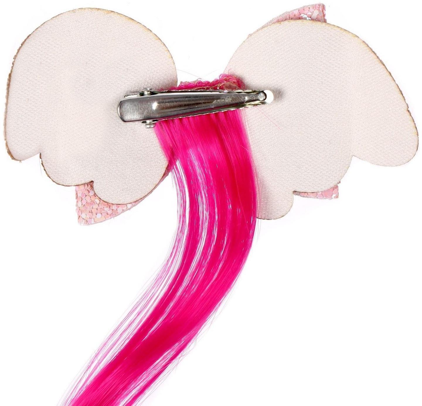 Зажим «Хвостик с бантиком», цвета МИКС