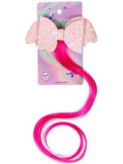 Зажим «Хвостик с бантиком», цвета МИКС