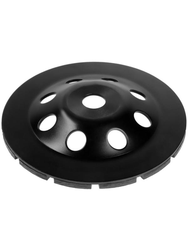 Чашка алмазная зачистная ТУНДРА PRO, повышенный ресурс, двухрядная, 180 мм