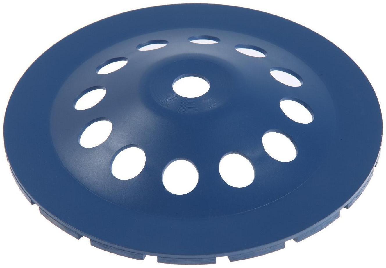 Чашка алмазная зачистная ТУНДРА, двухрядная, 230 мм