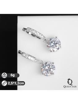 Серьги со стразами 