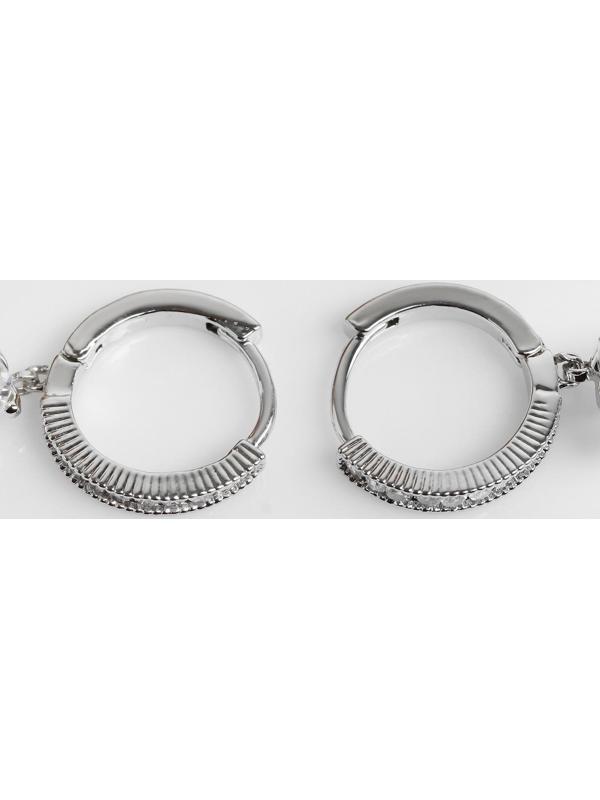 Серьги со стразами 