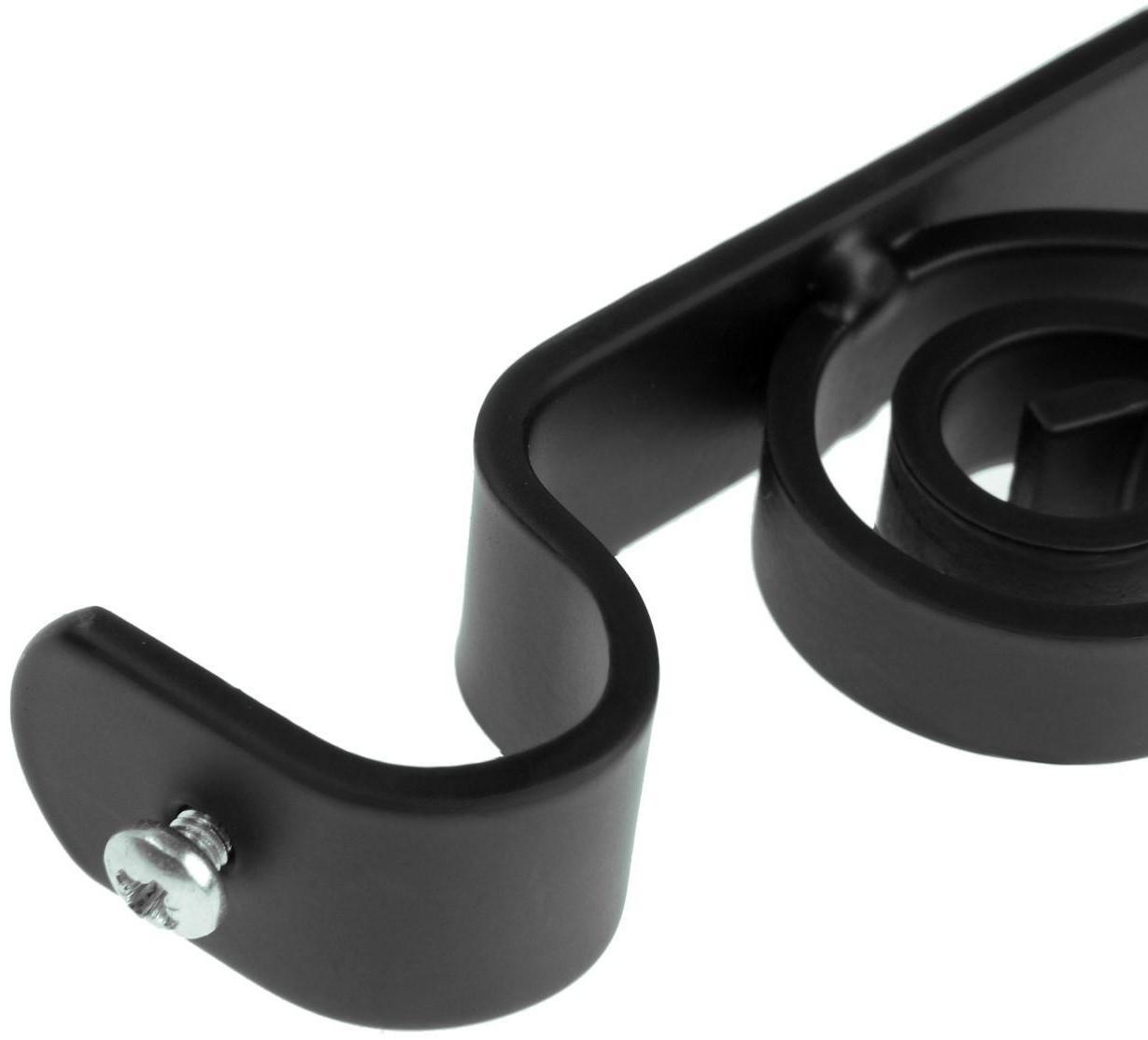 Кронштейн ВИНТАЖ мод.1 D20 однорядный 12 см, черный