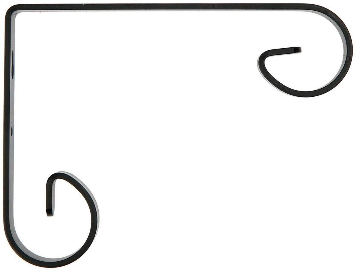 Кронштейн для кашпо мод.1  17 см, черный