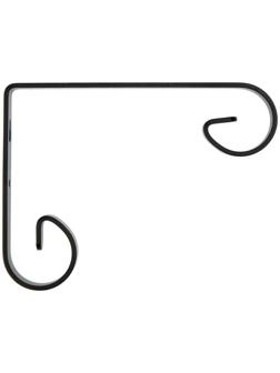 Кронштейн для кашпо мод.1  17 см, черный