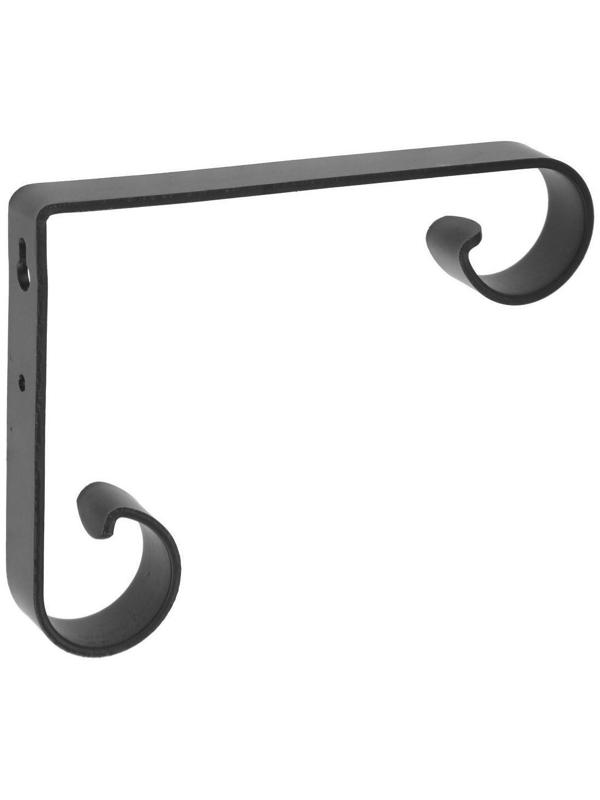 Кронштейн для кашпо мод.1  17 см, черный