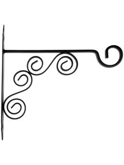 Кронштейн для кашпо мод.9  30 см, черный