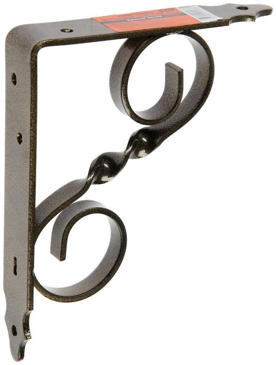 Кронштейн фигурный 150х125 мод.4, античная бронза