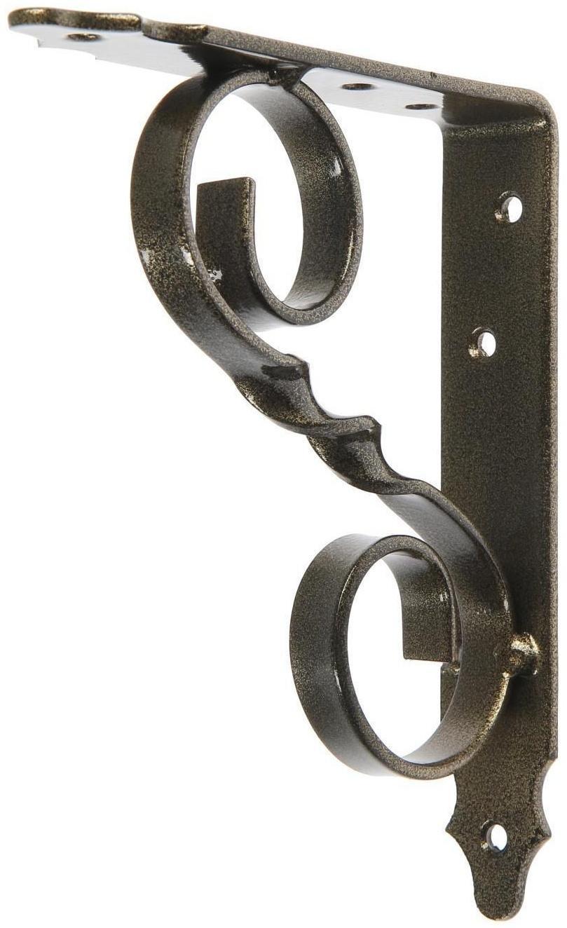 Кронштейн фигурный 150х125 мод.4, античная бронза