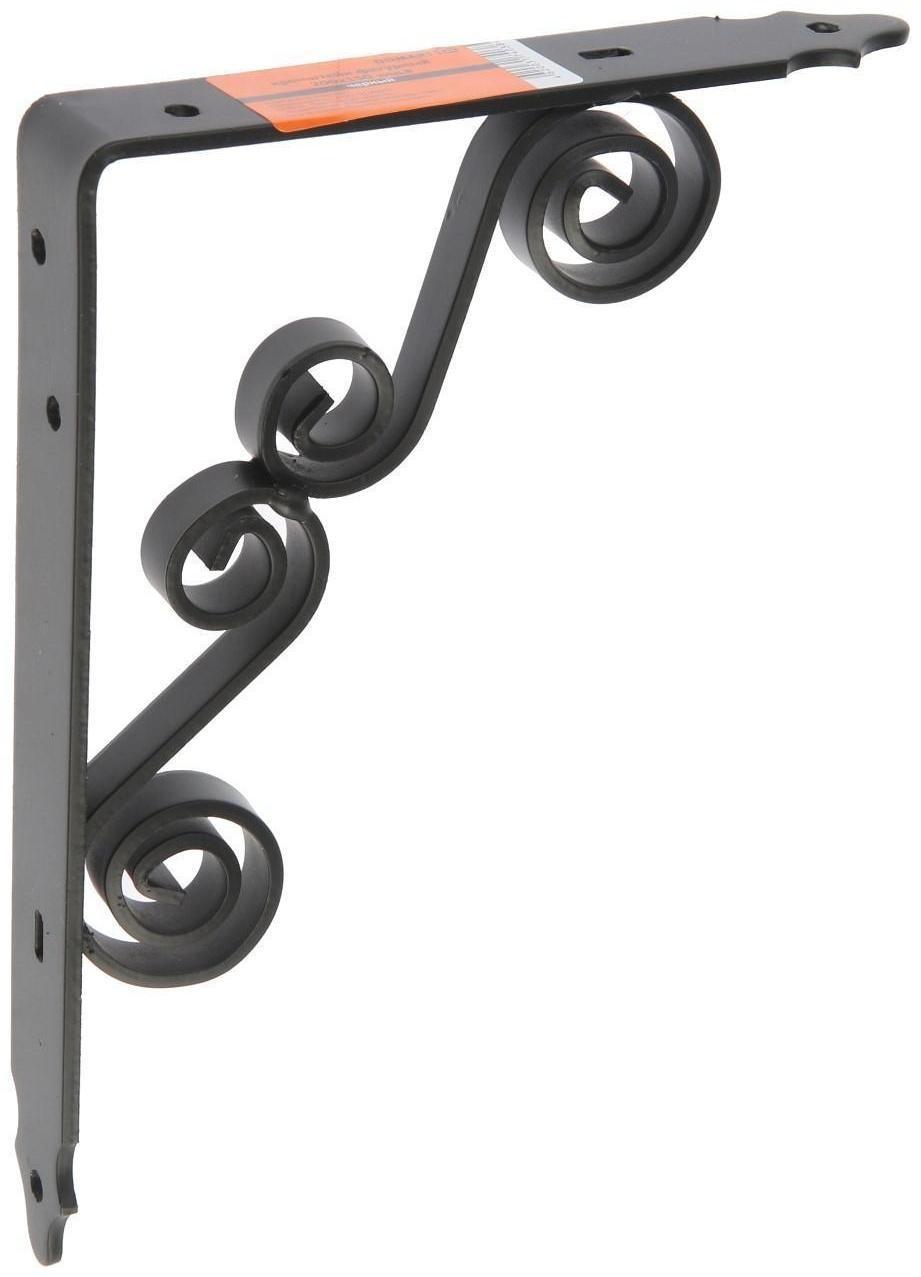Кронштейн фигурный 200х150 мод.8, черный